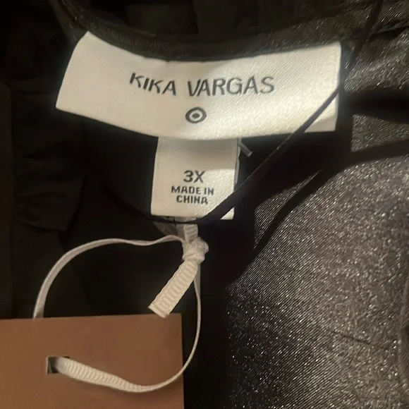 NWT - Kiki Vargas X Target  Black midi dress 3X - Picture 7 of 8